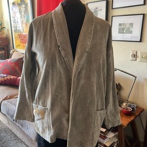 Allie Falcon oversized size corduroy blazer
